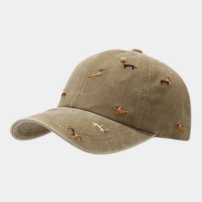 Dachshund Embroidered Basseball Cap