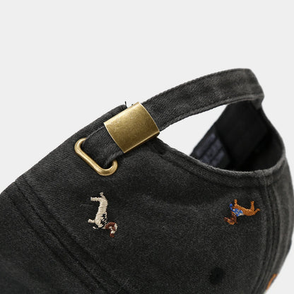 Dachshund Embroidered Basseball Cap