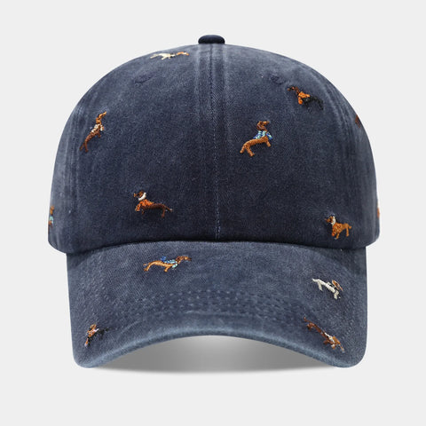 Dachshund Embroidered Basseball Cap