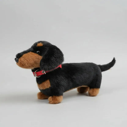 Longhaired Dachshund Plush Toy
