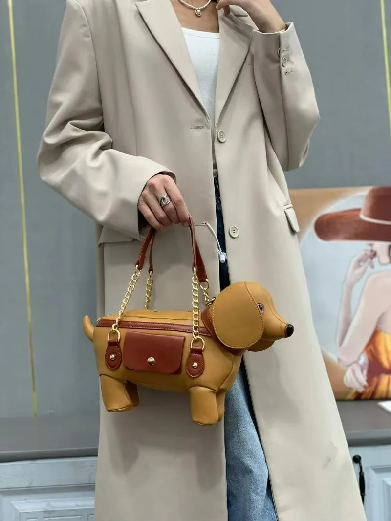 Dachshund  Shaped Handbag