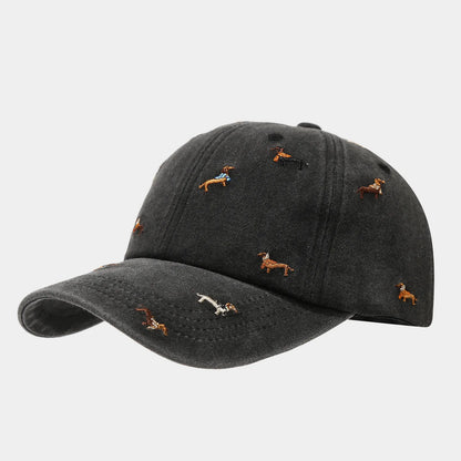 Dachshund Embroidered Basseball Cap