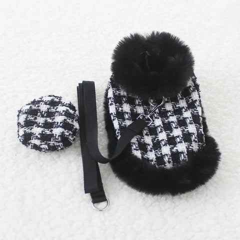 Houndstooth Dachshund Coat Set