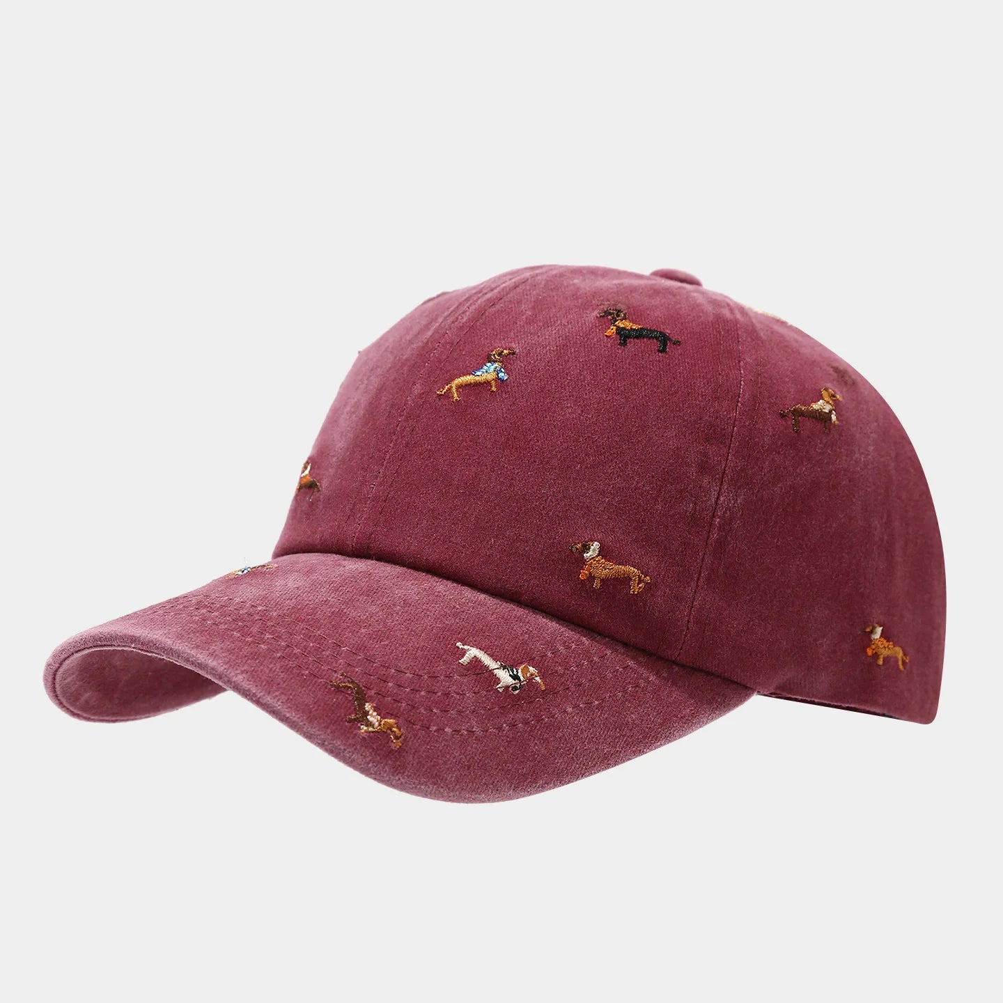 Dachshund Embroidered Basseball Cap