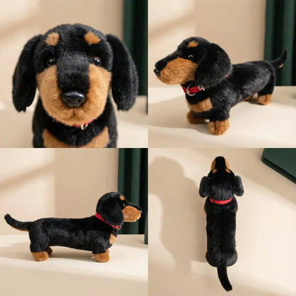 Longhaired Dachshund Plush Toy