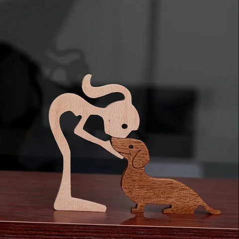 Dachshund Kiss Figurine