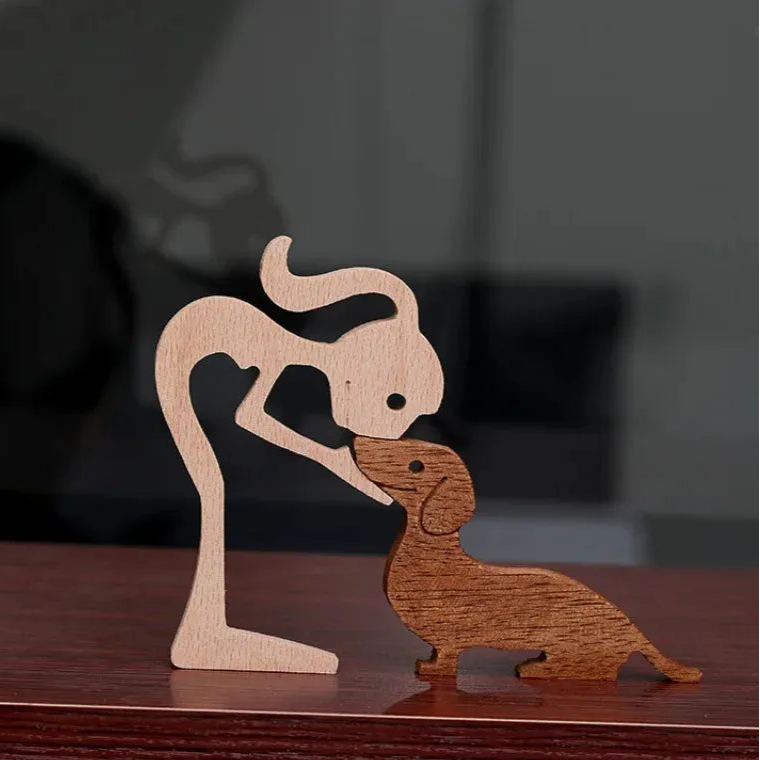 Dachshund Kiss Figurine