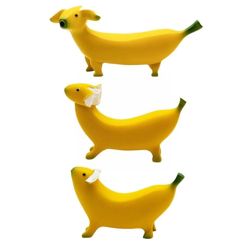 Banana Dachshund Figurines The Doxie World