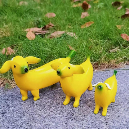 Banana Dachshund Figurines The Doxie World