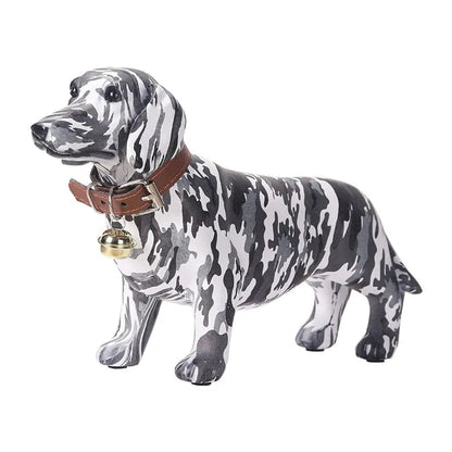 Camouflage Dachshund Figurine The Doxie World