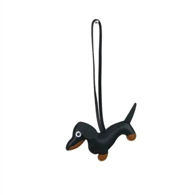 Coco Dachshund Keychain Black The Doxie World