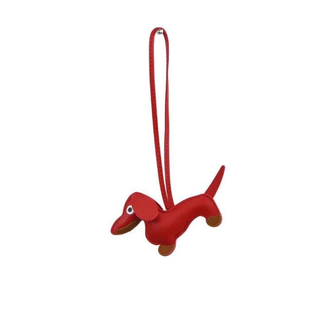 Coco Dachshund Keychain Red The Doxie World