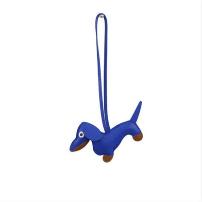 Coco Dachshund Keychain Blue The Doxie World