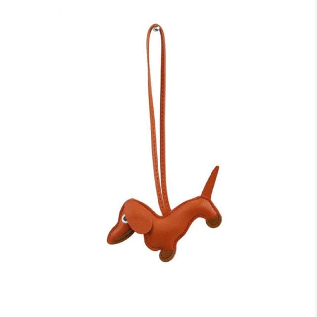 Coco Dachshund Keychain Orange The Doxie World