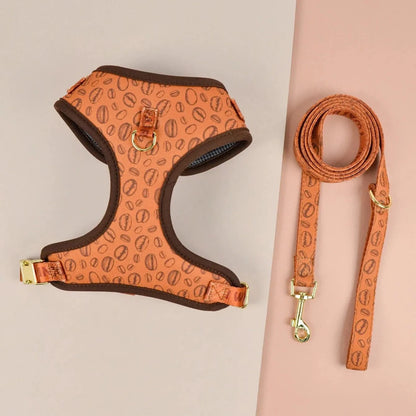 Coffee Dachshund Harness & Leash Set The Doxie World