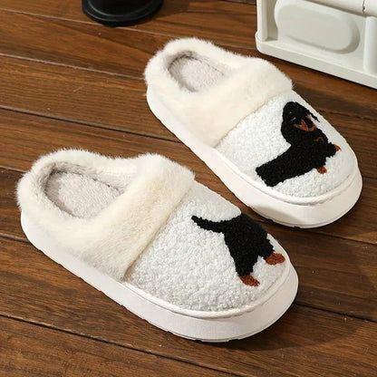 Cozy Dachshund Slippers The Doxie World