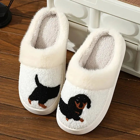 Cozy Dachshund Slippers The Doxie World