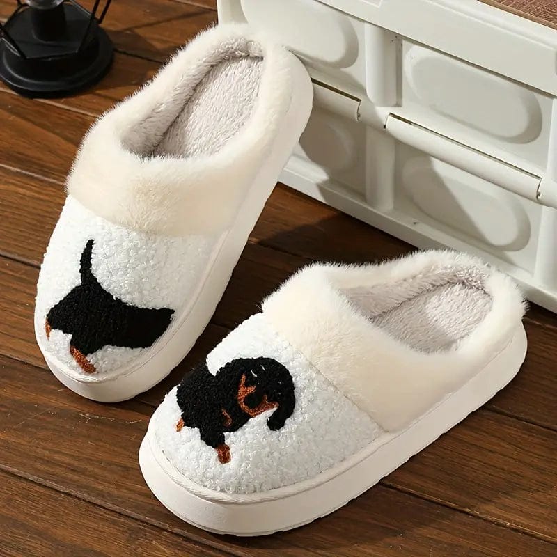 Cozy Dachshund Slippers The Doxie World