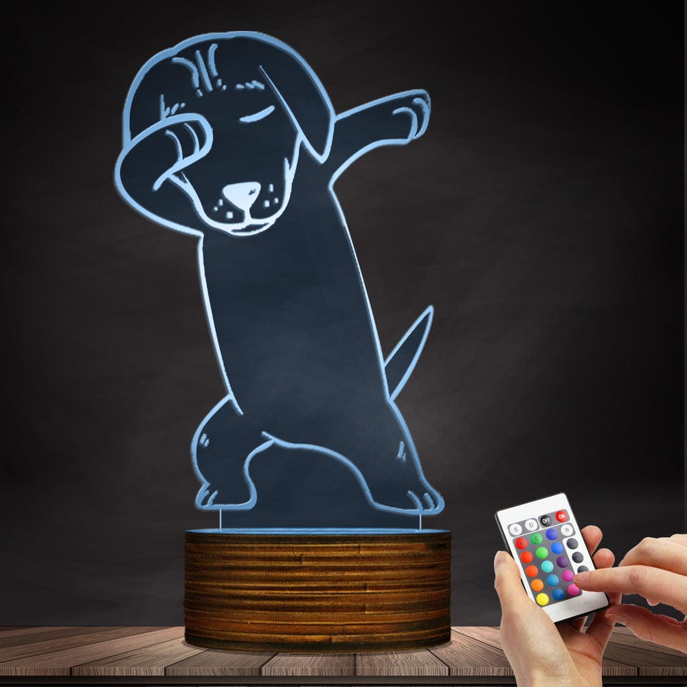 Dabbing Dachshund Lamp The Doxie World