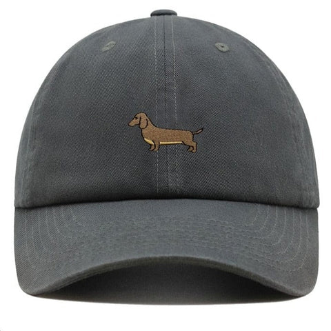 Dachshund Baseball Cap Dark Grey / M The Doxie World