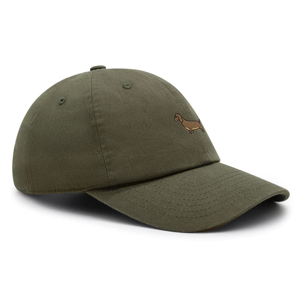 Dachshund Baseball Cap Army Green / M The Doxie World