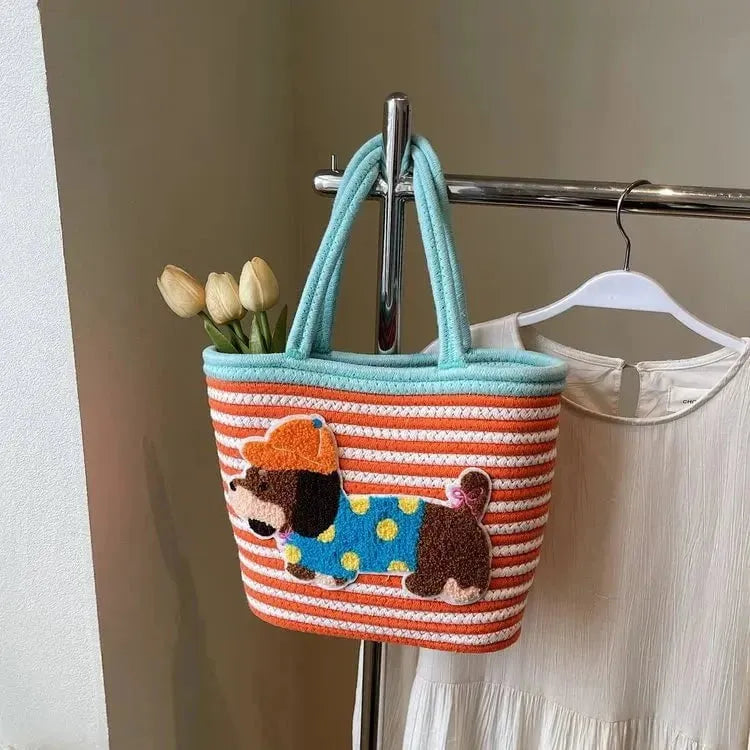 Dachshund basket Bag The Doxie World