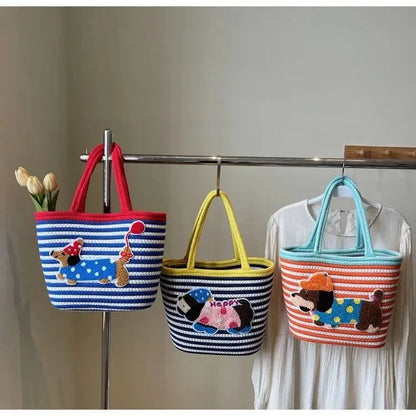 Dachshund basket Bag The Doxie World