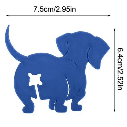 Dachshund Bread Bag Clip Blue / 3-piece set The Doxie World