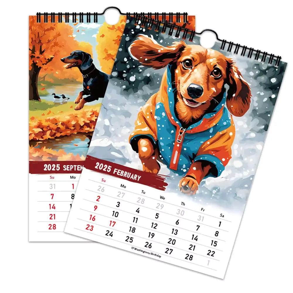 Dachshund Calendar 2025 The Doxie World