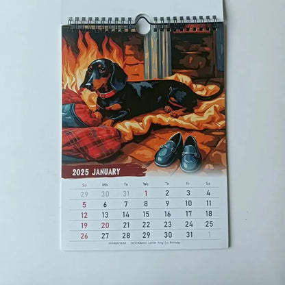 Dachshund Calendar 2025 The Doxie World
