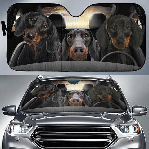 Dachshund Car Sun Shade 27x51in The Doxie World