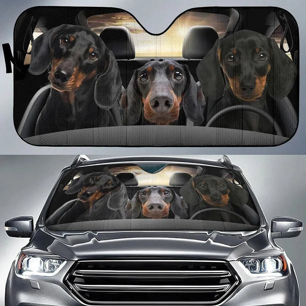 Dachshund Car Sun Shade 27x51in The Doxie World