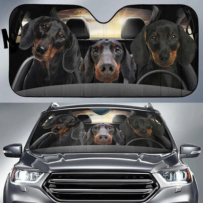Dachshund Car Sun Shade 27x51in The Doxie World