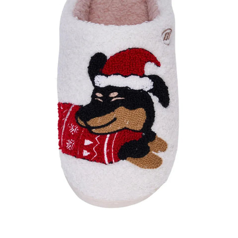 Dachshund Christmas Slippers The Doxie World