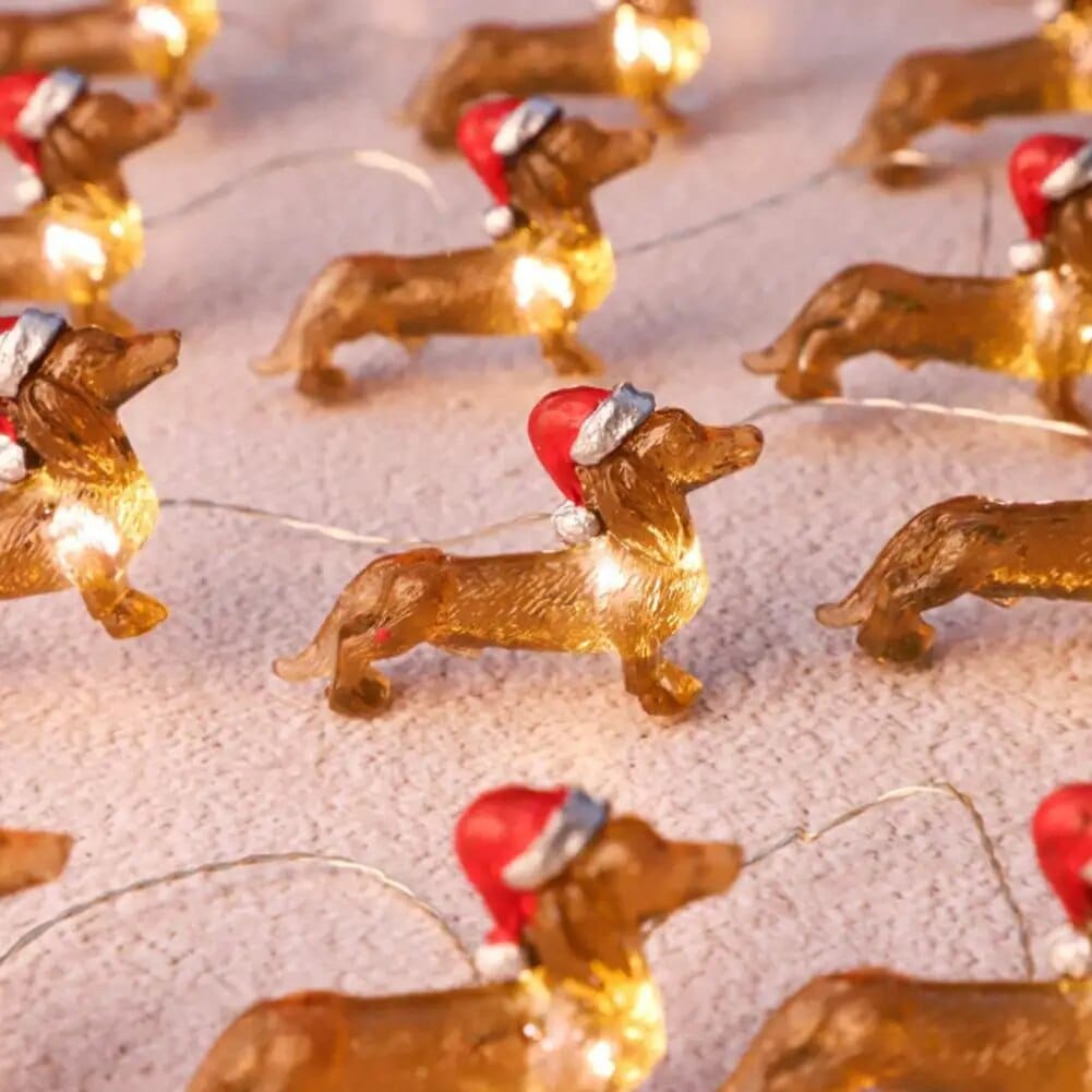 Dachshund Christmas Lights 3M / China The Doxie World