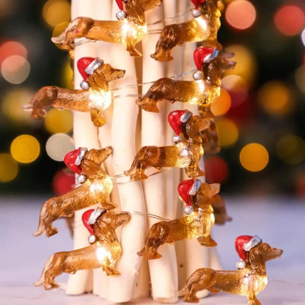 Dachshund Christmas Lights 3M / China The Doxie World