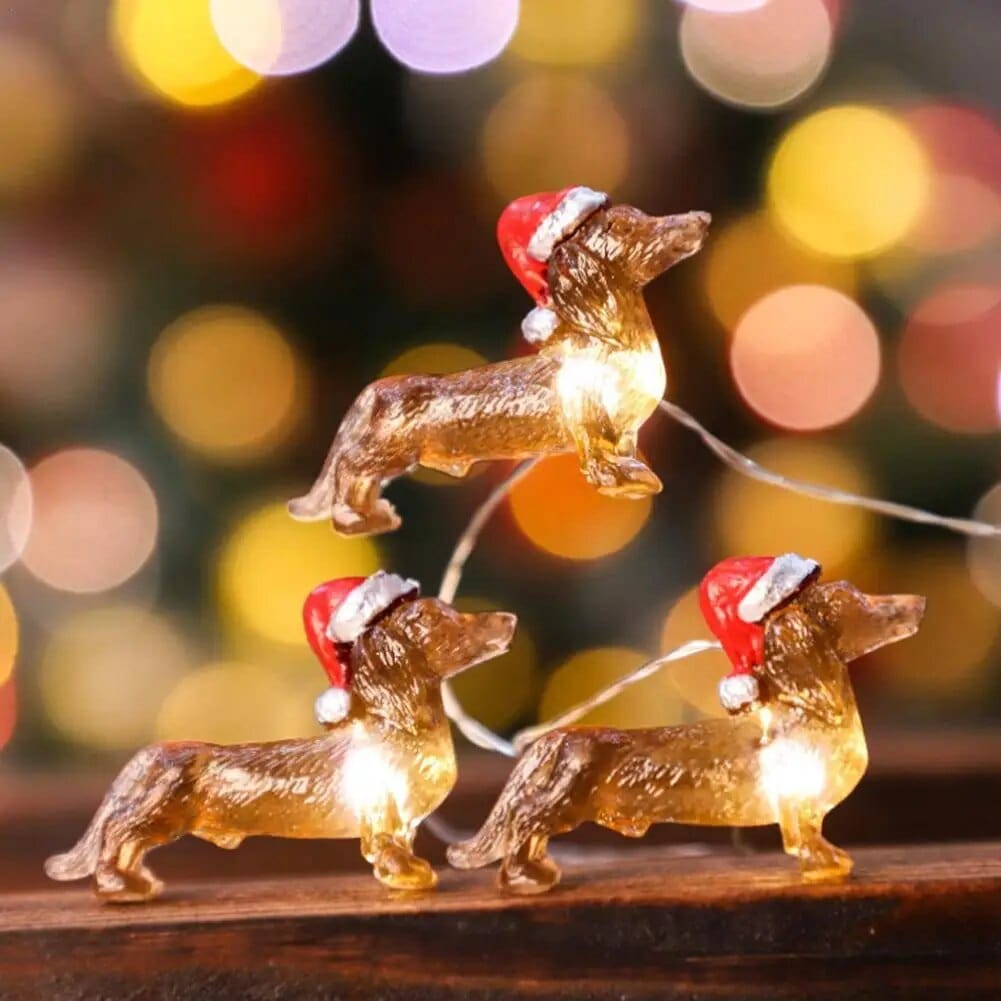 Dachshund Christmas Lights 3M / China The Doxie World