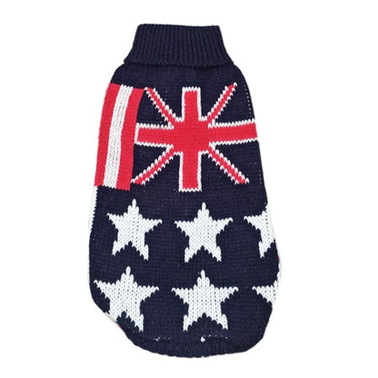 Dachshund Christmas Sweater England Flag / 6 The Doxie World
