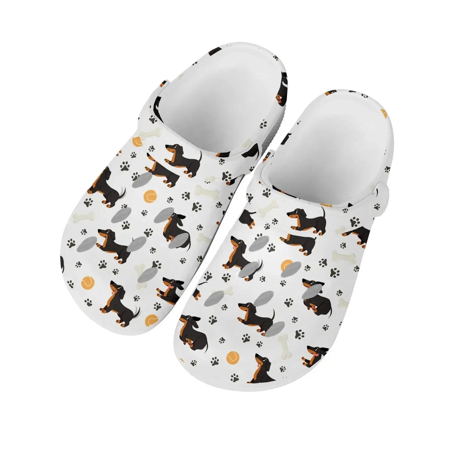 Dachshund Clogs Dachshunds & Bones / US Men8.5