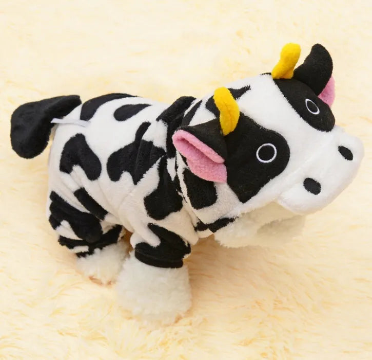 Dachshund Cow Costume White / L The Doxie World