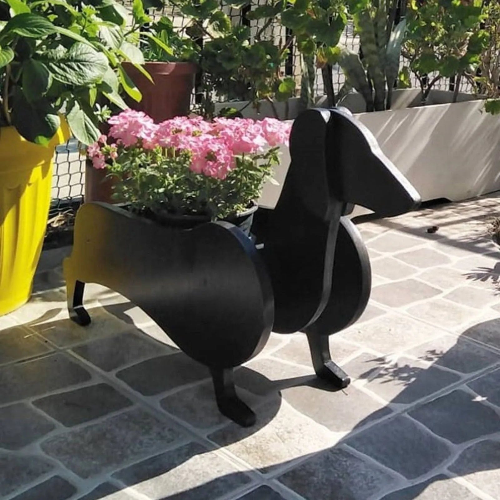 dog pot plant holder Dachshund Flower Planter – The Doxie World