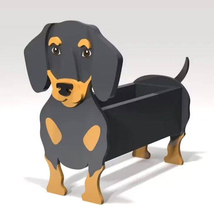dachshund planter pot Dachshund Flower Planter – The Doxie World