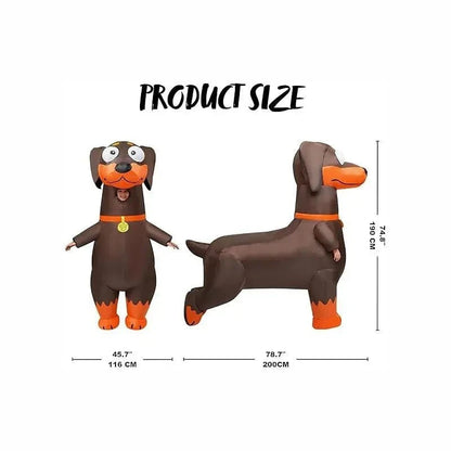 Dachshund Inflatable Costume The Doxie World