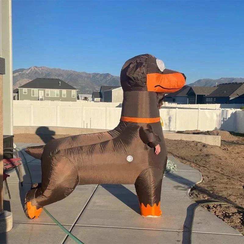 Dachshund Inflatable Costume The Doxie World