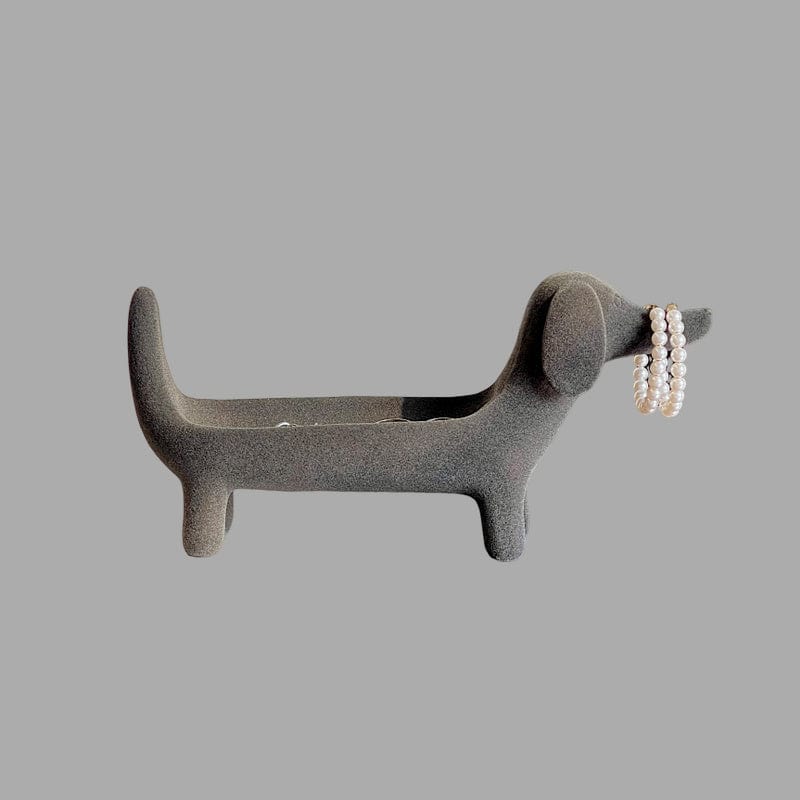 Dachshund Jewelry Holder Gray The Doxie World