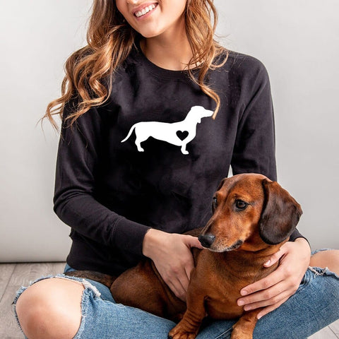 Dachshund Love Women Sweatshirt The Doxie World