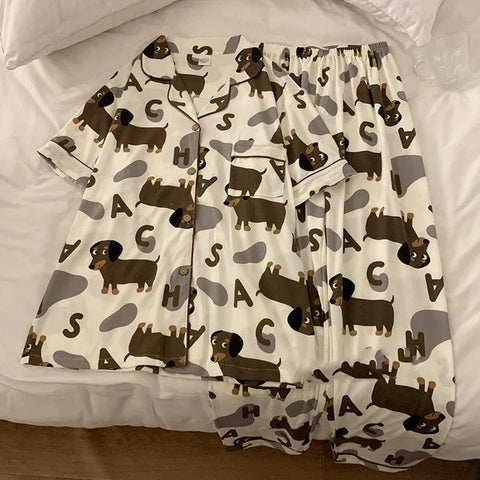 Dachshund Pajama Set The Doxie World