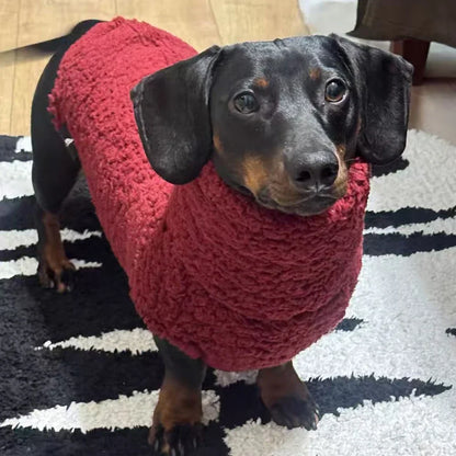 Dachshund Sherpa Fleece Sweater The Doxie World
