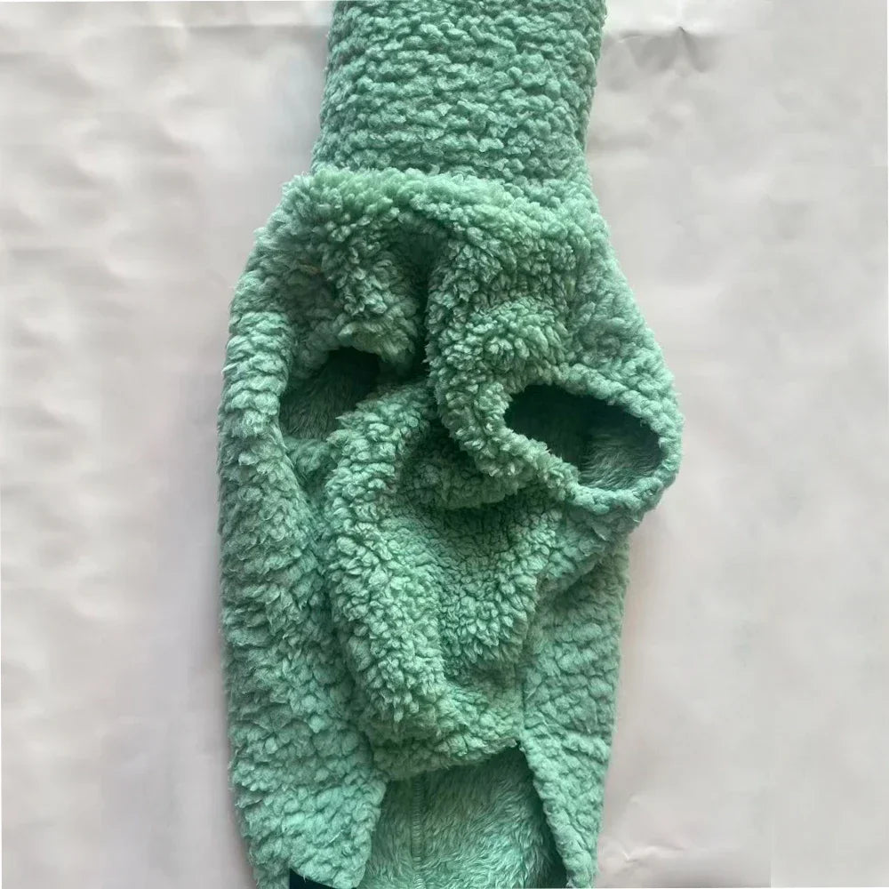 Dachshund Sherpa Fleece Sweater Green / Xs The Doxie World