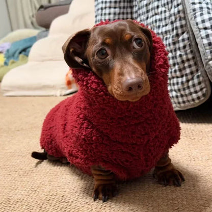 Dachshund Sherpa Fleece Sweater The Doxie World
